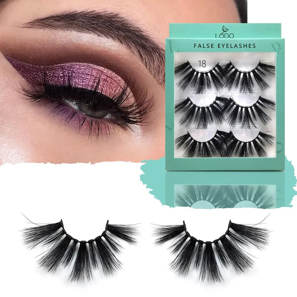 20mm 1 Real Winged False Eyelashes Makeup Tools Mink Lashes Eyelash Volume Extension Criss-cross накладные ресницы humolife