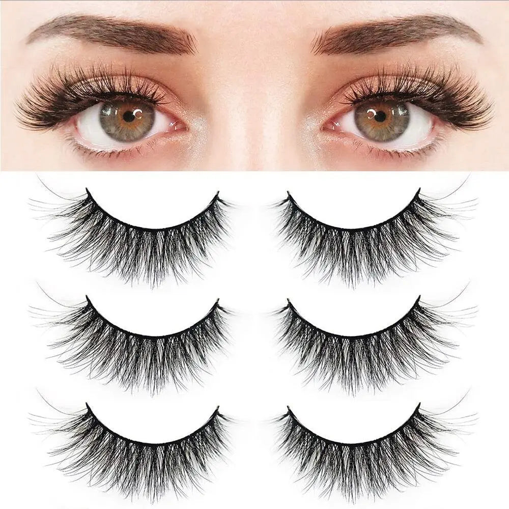 20mm 1 Real Winged False Eyelashes Makeup Tools Mink Lashes Eyelash Volume Extension Criss-cross накладные ресницы humolife