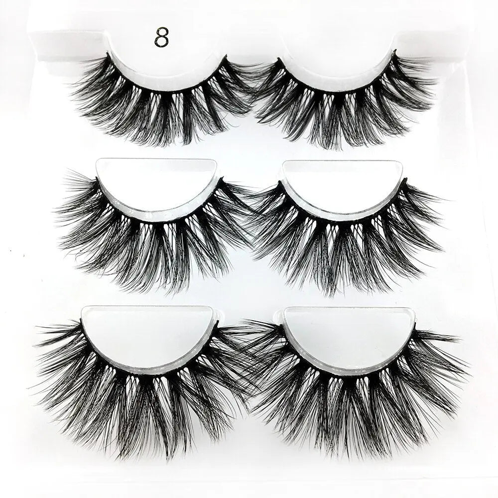 20mm 1 Real Winged False Eyelashes Makeup Tools Mink Lashes Eyelash Volume Extension Criss-cross накладные ресницы humolife
