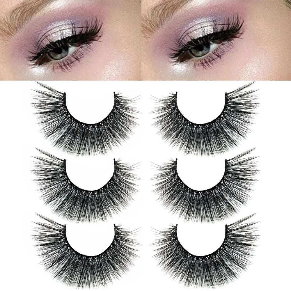 20mm 1 Real Winged False Eyelashes Makeup Tools Mink Lashes Eyelash Volume Extension Criss-cross накладные ресницы humolife