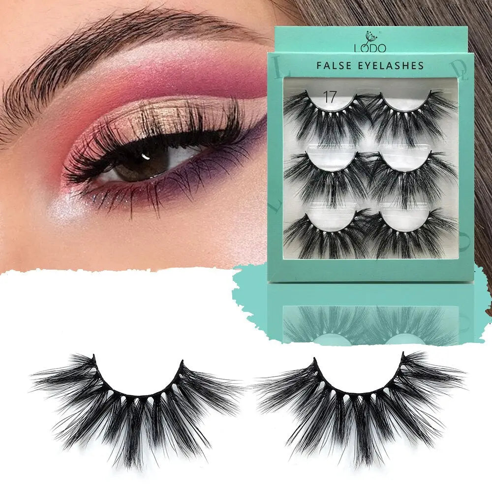 20mm 1 Real Winged False Eyelashes Makeup Tools Mink Lashes Eyelash Volume Extension Criss-cross накладные ресницы humolife