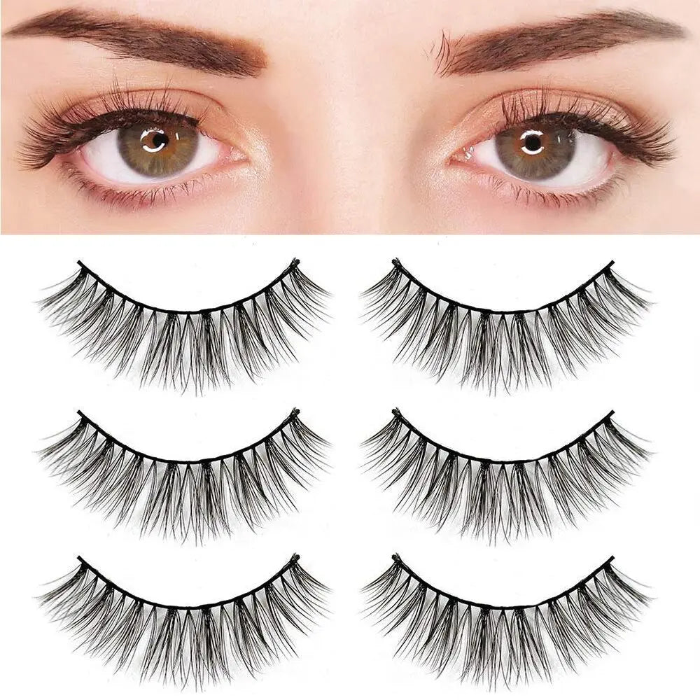 20mm 1 Real Winged False Eyelashes Makeup Tools Mink Lashes Eyelash Volume Extension Criss-cross накладные ресницы humolife
