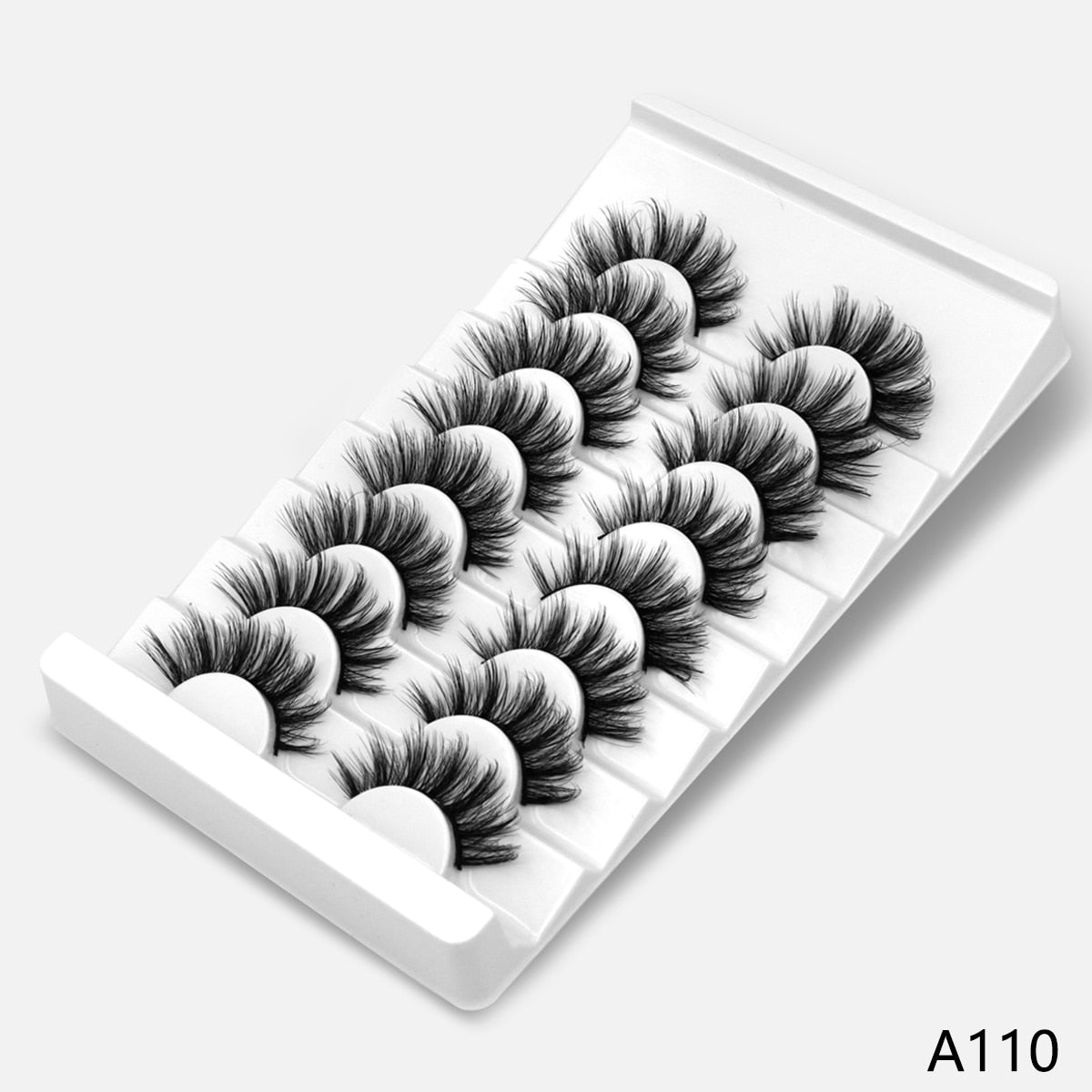 5/8 pairs 3D Faux Mink Lashes Natural False Eyelashes Dramatic Volume Fake Lashes Makeup Eyelash Extension Silk Eyelashes humolife