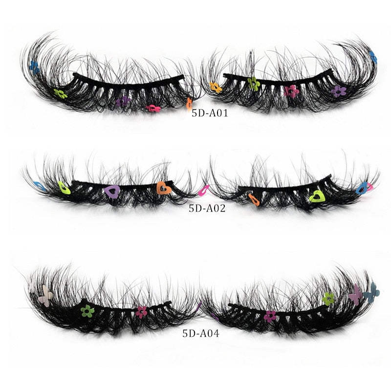 Lashes With Butterflys On Them Faux Mink 25mm Butterfly Eyelashes With Packaging Boxes Hand Made Full Strip Charming humolife