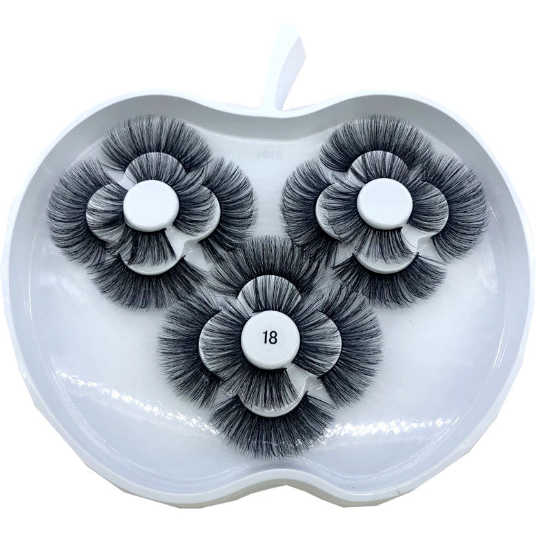 9 Pairs 25 mm 3d Mink Lashes Bulk Faux with Custom Box Wispy Natural Mink Lashes Pack Short Wholesales Natural False Eyelashes humolife