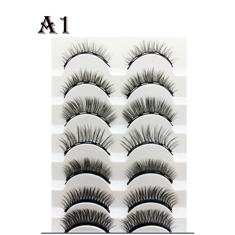 Magnetic Eyelashes 3D Magnetic Lashes Natural False Eyelashes Magnet Lashes Handmade Long Lasting Eyelash Extension Makeup Tools humolife