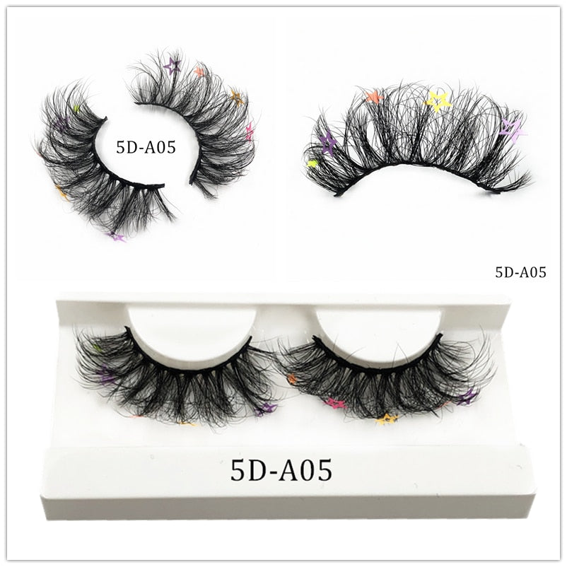 Lashes With Butterflys On Them Faux Mink 25mm Butterfly Eyelashes With Packaging Boxes Hand Made Full Strip Charming humolife