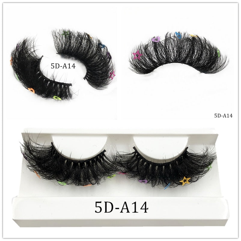 Lashes With Butterflys On Them Faux Mink 25mm Butterfly Eyelashes With Packaging Boxes Hand Made Full Strip Charming humolife