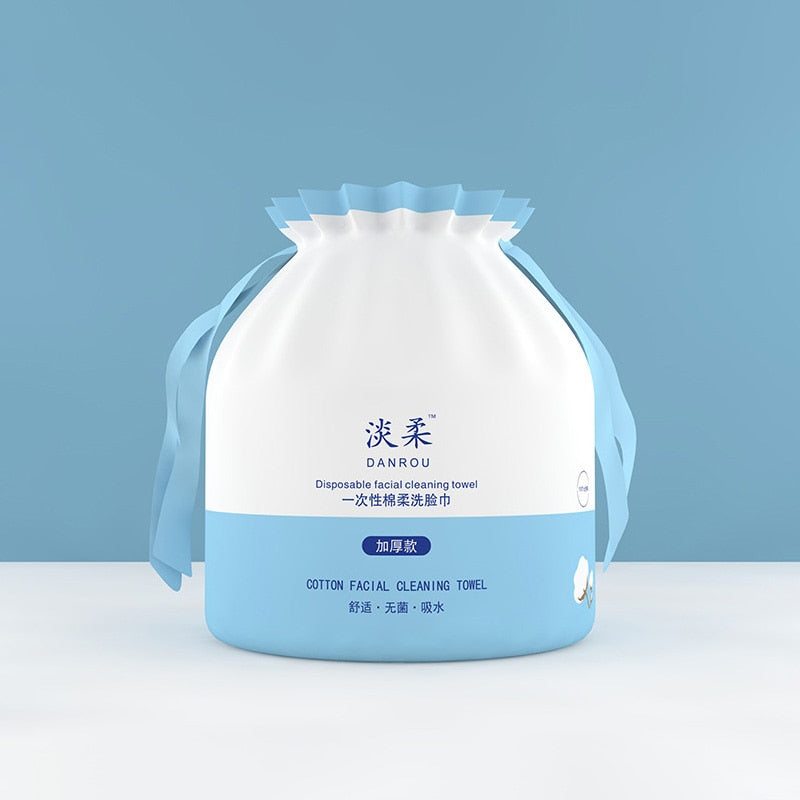 180g Disposable Cotton Face Cloths Towel Soft Washcloth Skin Care Product Makeup Cleaning Wash Cloth Roll Paper Tissue Makeup humolife