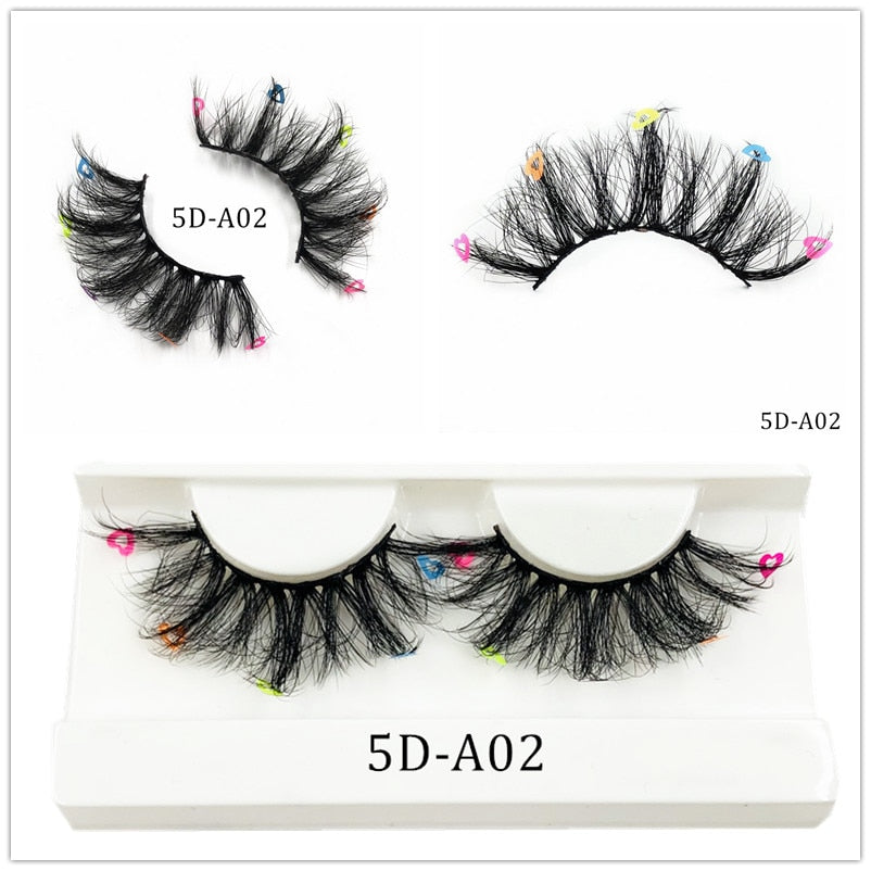 Lashes With Butterflys On Them Faux Mink 25mm Butterfly Eyelashes With Packaging Boxes Hand Made Full Strip Charming humolife