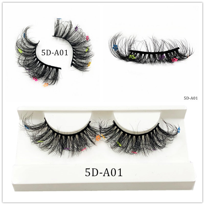 Lashes With Butterflys On Them Faux Mink 25mm Butterfly Eyelashes With Packaging Boxes Hand Made Full Strip Charming humolife