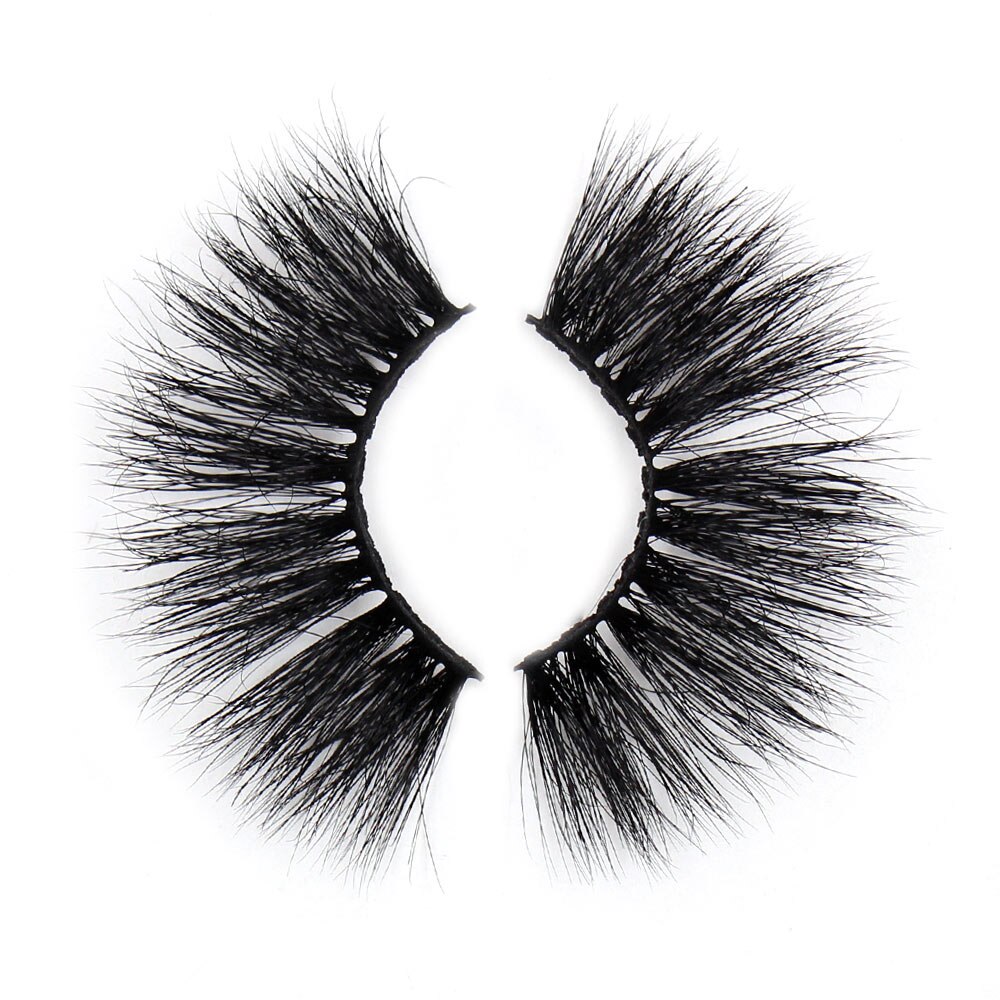 AMAOLASH 3D Mink Eyelashes Cross Thick Luxury Handmade Fluffy Long Lasting False Eyelashes 25mm Dramatic Full stripe Lashes G16 humolife
