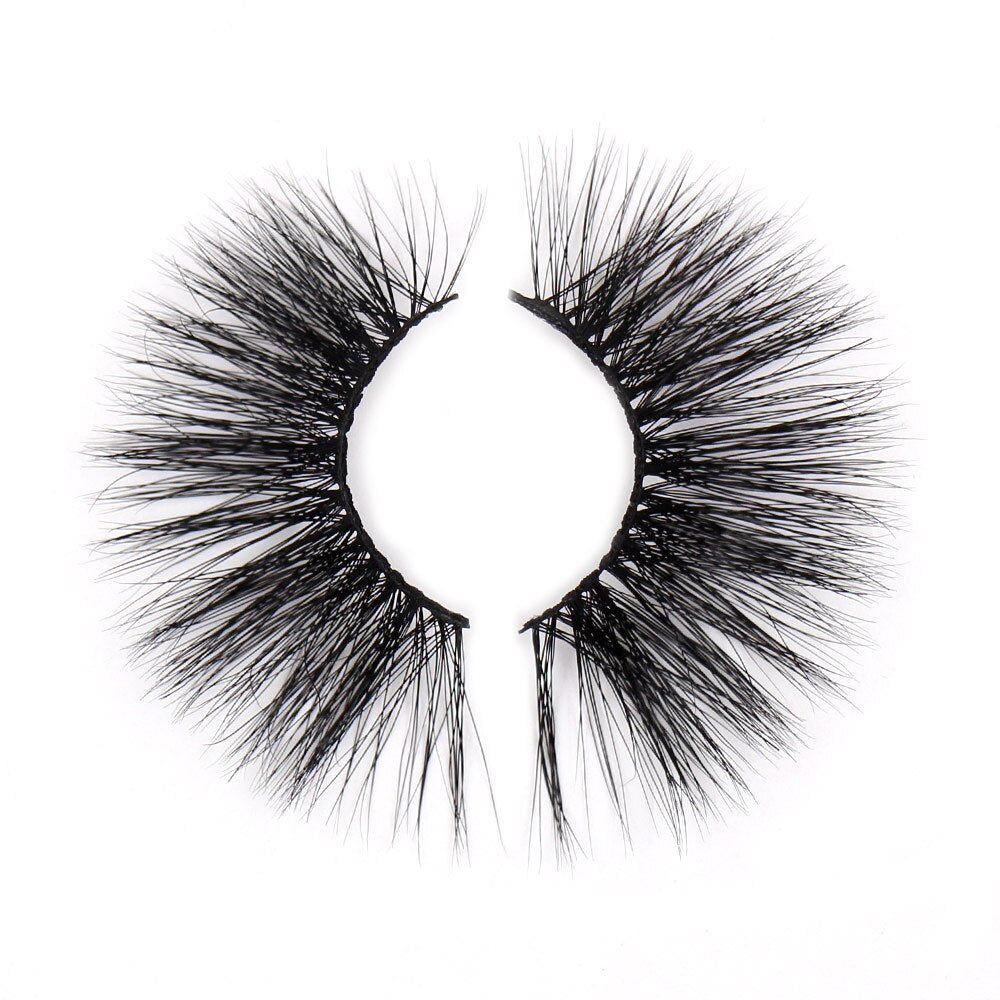 AMAOLASH 3D Mink Eyelashes Cross Thick Luxury Handmade Fluffy Long Lasting False Eyelashes 25mm Dramatic Full stripe Lashes G16 humolife