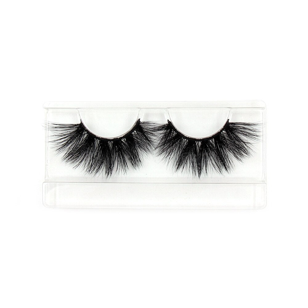 AMAOLASH 3D Mink Eyelashes Cross Thick Luxury Handmade Fluffy Long Lasting False Eyelashes 25mm Dramatic Full stripe Lashes G16 humolife
