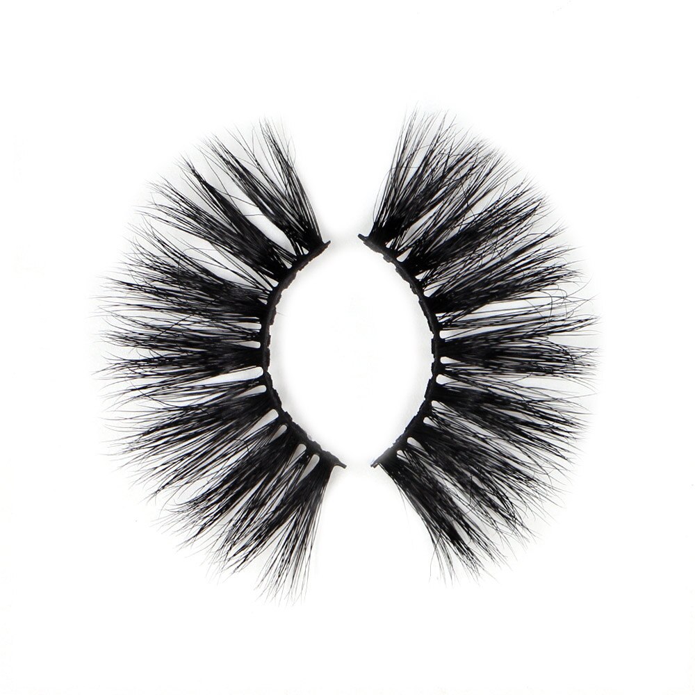 AMAOLASH 3D Mink Eyelashes Cross Thick Luxury Handmade Fluffy Long Lasting False Eyelashes 25mm Dramatic Full stripe Lashes G16 humolife