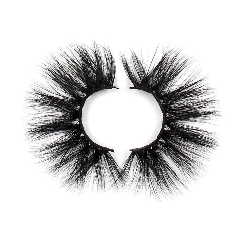 AMAOLASH 3D Mink Eyelashes Cross Thick Luxury Handmade Fluffy Long Lasting False Eyelashes 25mm Dramatic Full stripe Lashes G16 humolife