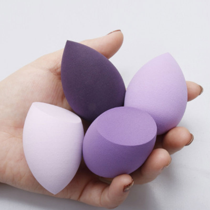 4pcs/bag Fashion Make up Blender Cosmetic Puff Makeup Sponge Foundation Powder Sponge Beauty Tool Makeup Tool Accessories humolife