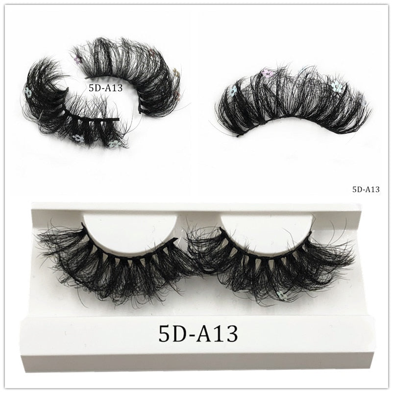Lashes With Butterflys On Them Faux Mink 25mm Butterfly Eyelashes With Packaging Boxes Hand Made Full Strip Charming humolife
