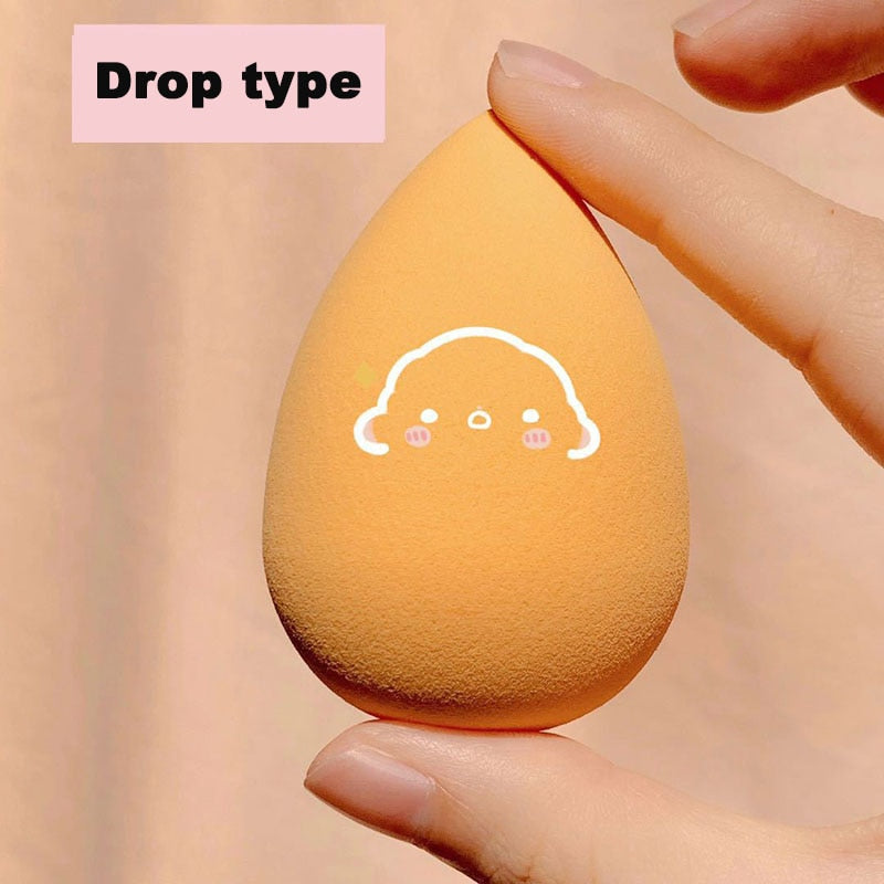 4pcs/bag Fashion Make up Blender Cosmetic Puff Makeup Sponge Foundation Powder Sponge Beauty Tool Makeup Tool Accessories humolife