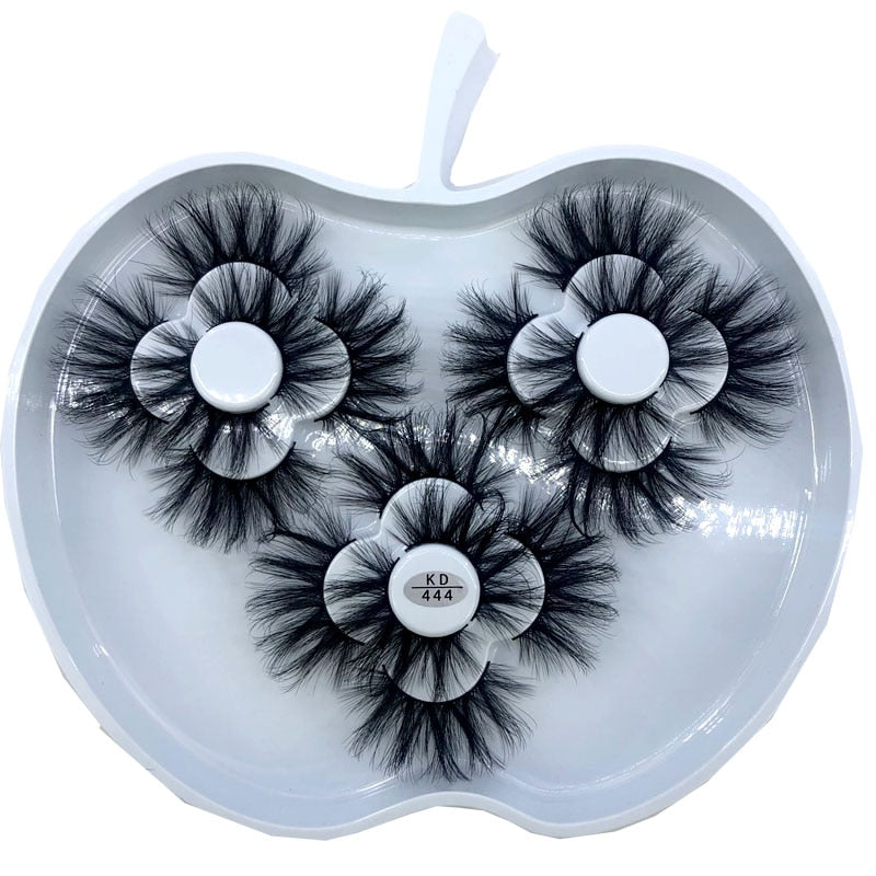 9 Pairs 25 mm 3d Mink Lashes Bulk Faux with Custom Box Wispy Natural Mink Lashes Pack Short Wholesales Natural False Eyelashes humolife