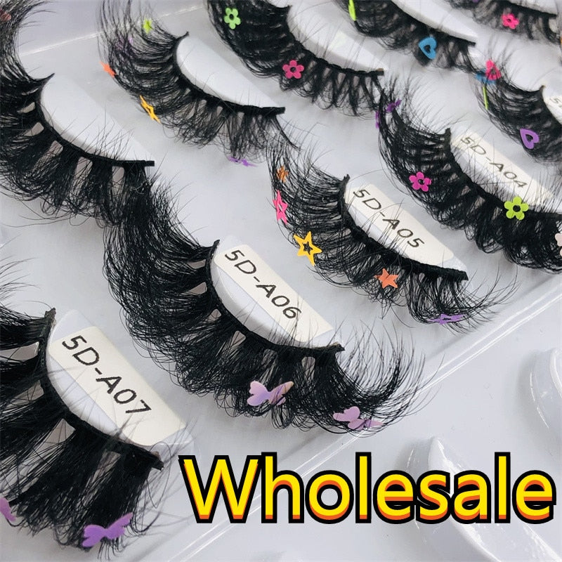 Lashes With Butterflys On Them Faux Mink 25mm Butterfly Eyelashes With Packaging Boxes Hand Made Full Strip Charming humolife