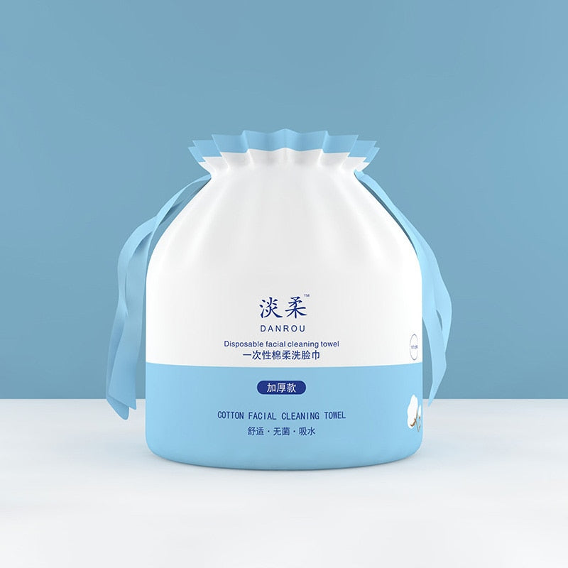 180g Disposable Cotton Face Cloths Towel Soft Washcloth Skin Care Product Makeup Cleaning Wash Cloth Roll Paper Tissue Makeup humolife