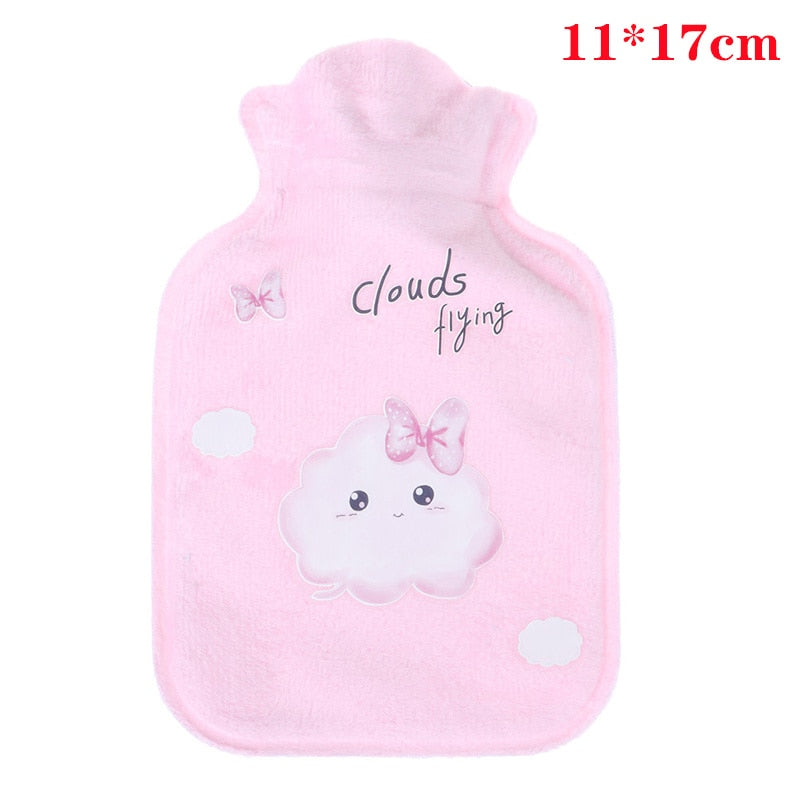 1Pc Lovely Cartoon Hand Po Warm Water Bottle Mini Hot Water Bottles Portable Hand Warmer Girls Pocket Hand Feet Hot Water Bags humolife
