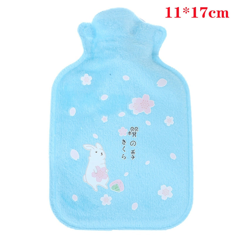 1Pc Lovely Cartoon Hand Po Warm Water Bottle Mini Hot Water Bottles Portable Hand Warmer Girls Pocket Hand Feet Hot Water Bags humolife