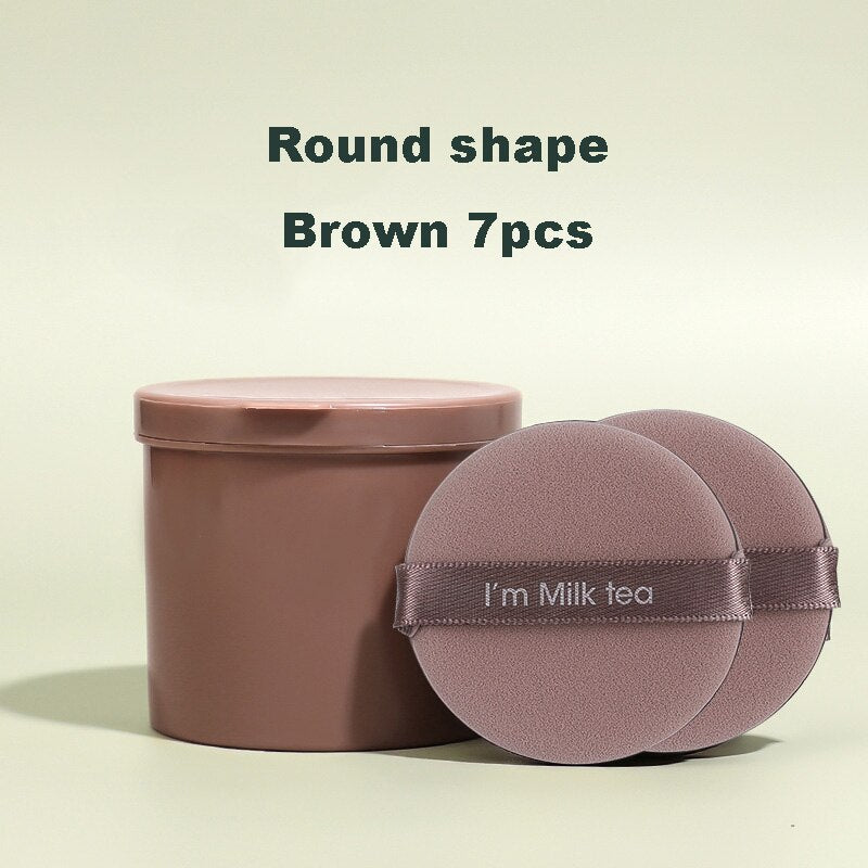 1/3/7 PCS Strawberry Cosmetic Puff Set Double Side Women Soft Makeup Sponge Beauty Blender Make Up Powder Tools humolife