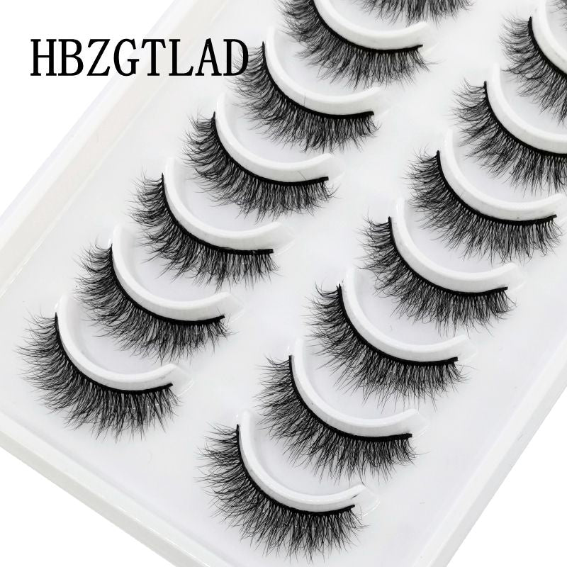 NEW 10 Pairs Natural False Eyelashes Fake Lashes Long Makeup 3d Mink Lashes Extension Eyelash Mink Eyelashes for Beauty 54 humolife