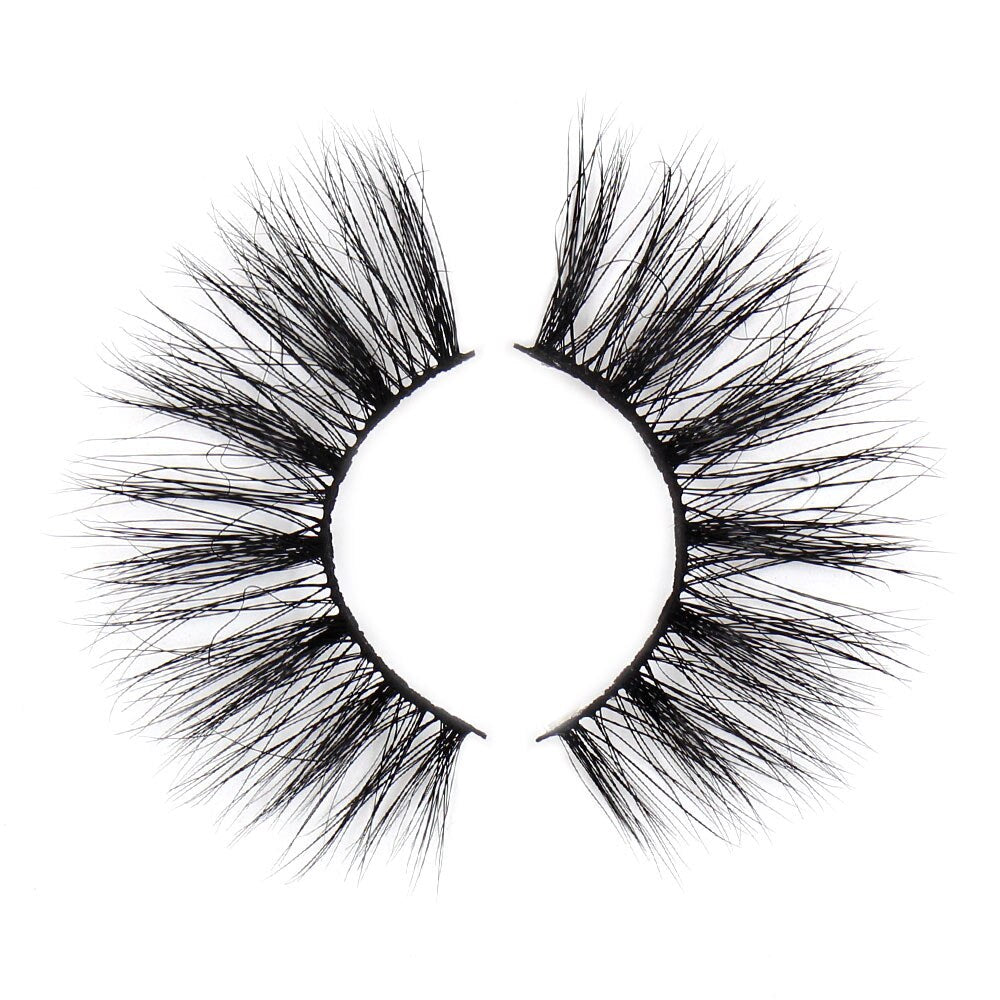 AMAOLASH 3D Mink Eyelashes Cross Thick Luxury Handmade Fluffy Long Lasting False Eyelashes 25mm Dramatic Full stripe Lashes G16 humolife