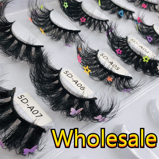 Lashes With Butterflys On Them Faux Mink 25mm Butterfly Eyelashes With Packaging Boxes Hand Made Full Strip Charming humolife