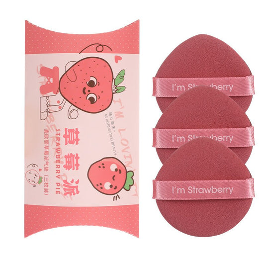1/3/7 PCS Strawberry Cosmetic Puff Set Double Side Women Soft Makeup Sponge Beauty Blender Make Up Powder Tools humolife